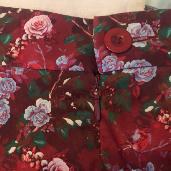 1861 vintage looking long floral print skirt size small - Picture 9 of 10